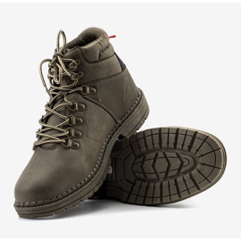 Zapatillas trekking cross Jeans Chapa hombre verde 3