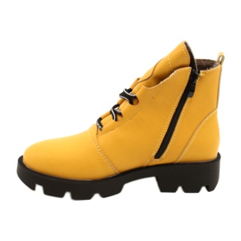 Botas Amarillas Sergio Leone BT740 negro amarillo 1