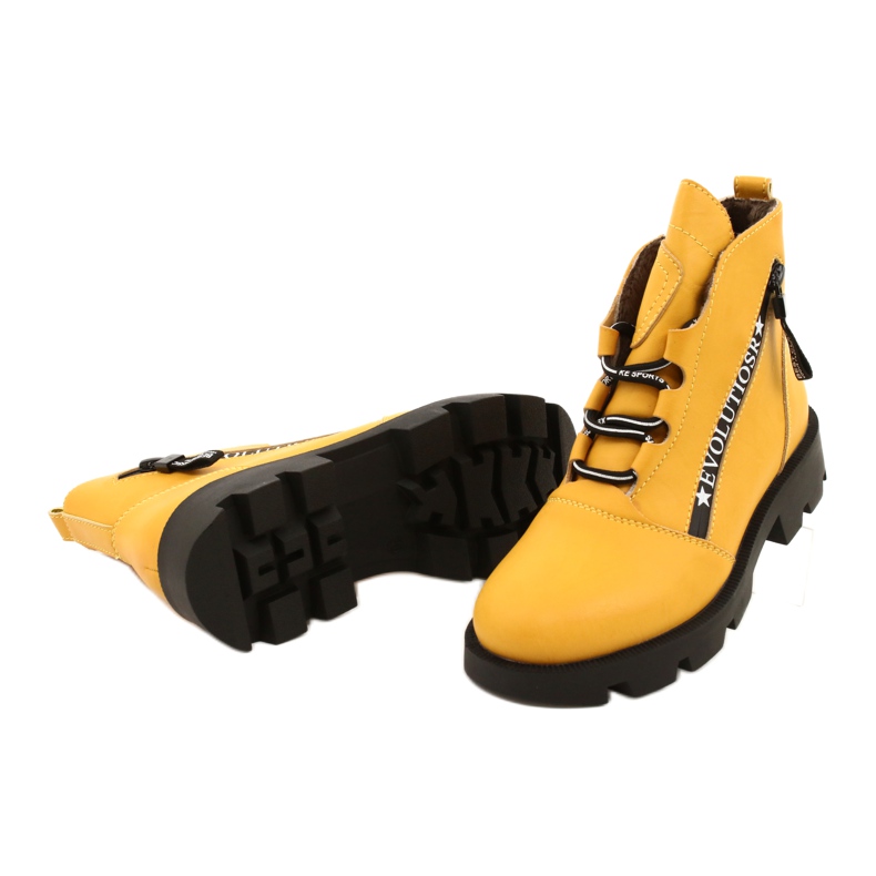Botas Amarillas Sergio Leone BT740 negro amarillo 3