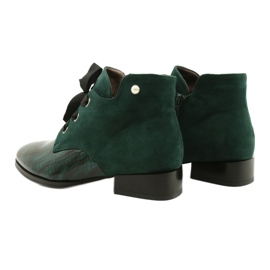 M.Daszyński Botines Chelsea Chelated para Mujer Daszyński SA197-9 Verde 4 M.Daszyński Botines Chelsea Chelated para Mujer Daszyński SA197-9 Verde 4