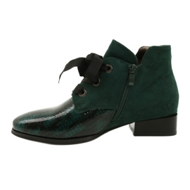M.Daszyński Botines Chelsea Chelated para Mujer Daszyński SA197-9 Verde 1 M.Daszyński Botines Chelsea Chelated para Mujer Daszyński SA197-9 Verde 1
