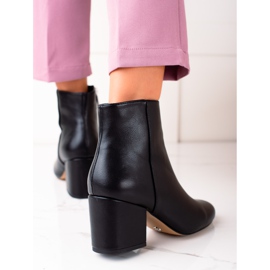 Renda Botas casuales en un poste ancho negro 1