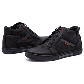 Polbut Zapatos de invierno para hombre J47S negro 6
