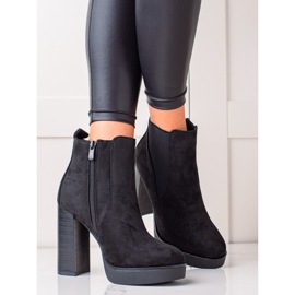 Lovery Botas de plataforma sexy negro 2