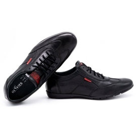 Olivier Zapato casual piel hombre 7097DT negro 10