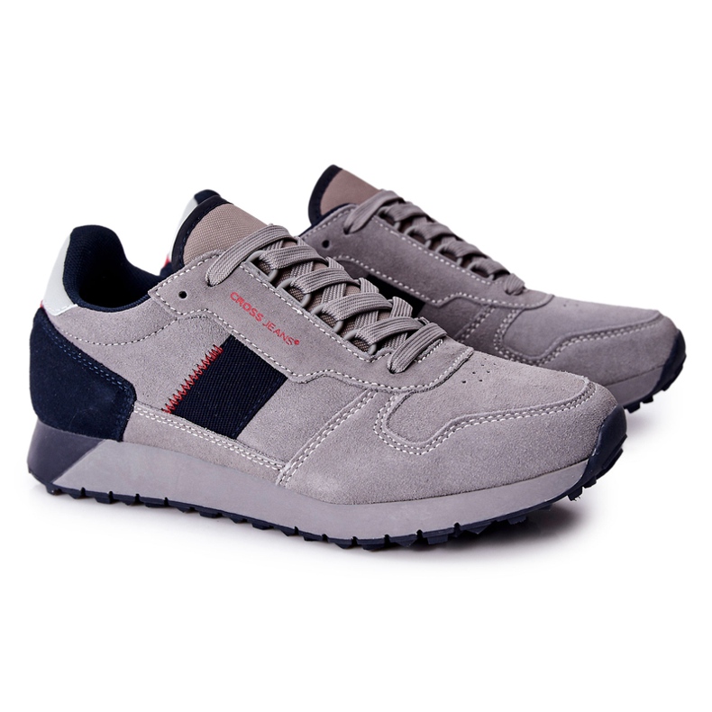 Zapatos Deportivos De Hombre Cross Jeans Gris II1R4008C 1 Zapatos Deportivos De Hombre Cross Jeans Gris II1R4008C 1