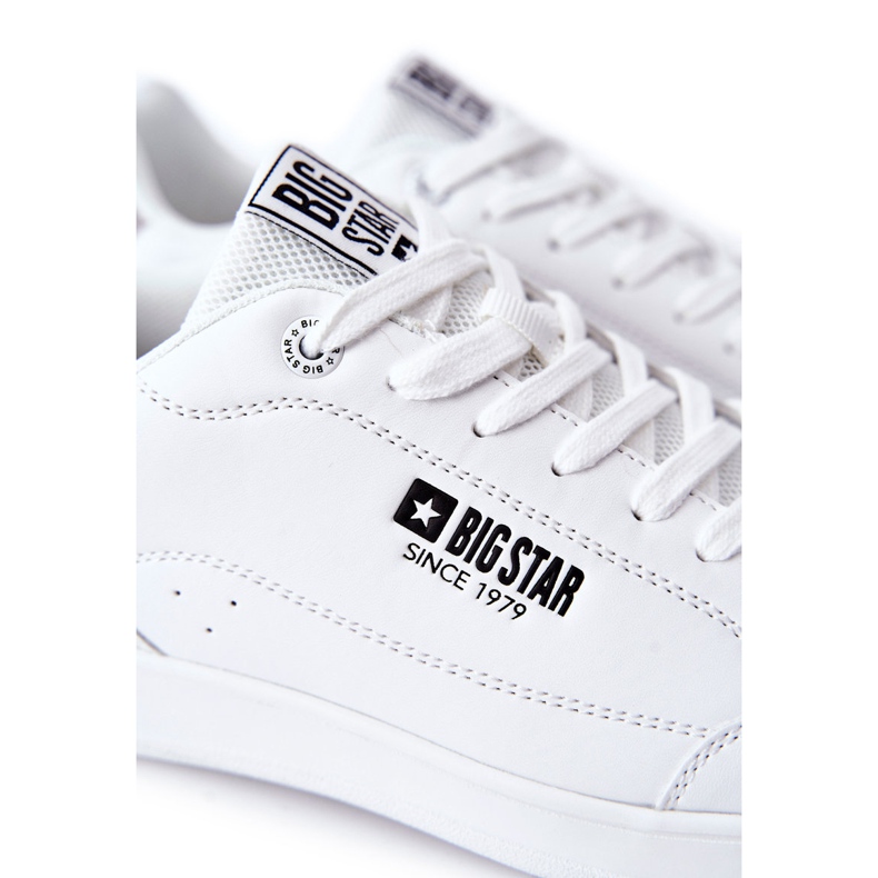 Zapatillas de Piel Memory Foam Big Star II174170 Blanco 1 Zapatillas de Piel Memory Foam Big Star II174170 Blanco 1