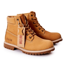 Botas de Piel Trappers Big Star II174264 Camel marrón 1