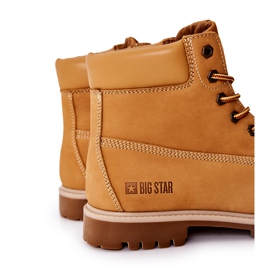 Botas de Piel Trappers Big Star II174264 Camel marrón 2