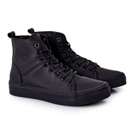 Zapatillas altas para hombre Big Star II174048 Negro 3