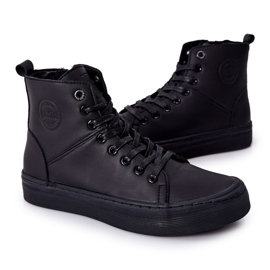 Zapatillas altas para hombre Big Star II174048 Negro 2