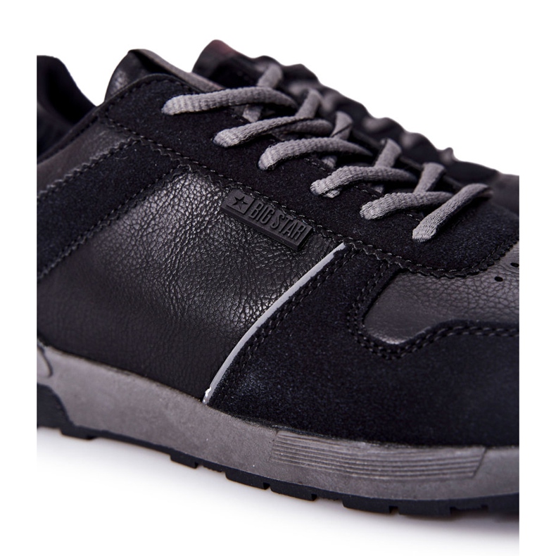 Zapatos deportivos para hombre Memory Foam Big Star Black II174084 negro 1 Zapatos deportivos para hombre Memory Foam Big Star Black II174084 negro 1