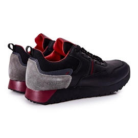 Zapatos deportivos de hombre Memory Foam Big Star Black II174090 negro 2