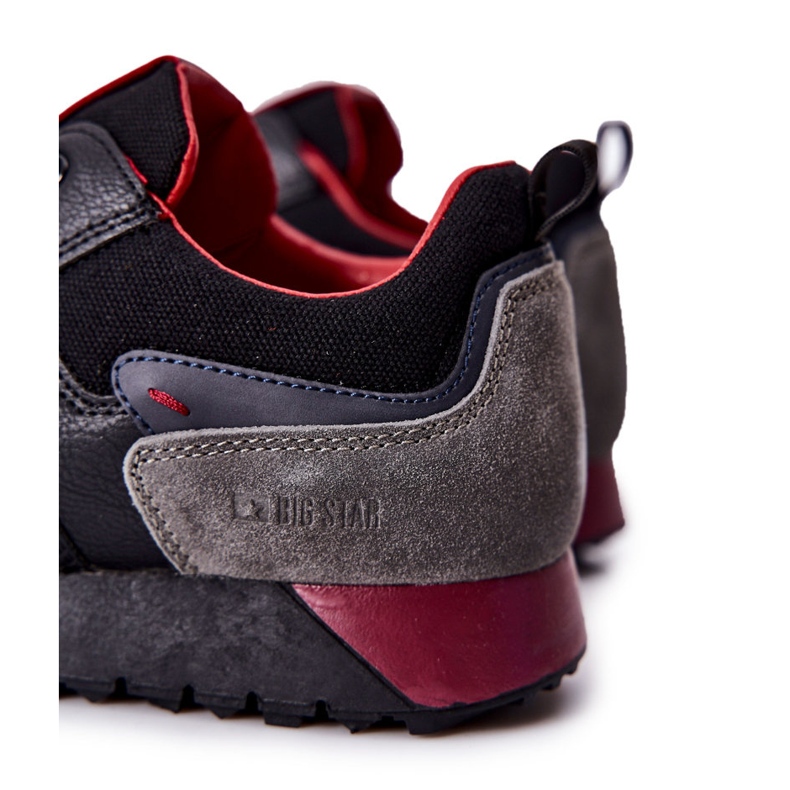 Zapatos deportivos de hombre Memory Foam Big Star Black II174090 negro 1