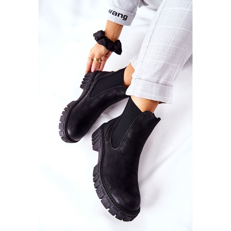 Botas Trabajadores Aislados Trappers Sergio Leone TR761 Negro 1 Botas Trabajadores Aislados Trappers Sergio Leone TR761 Negro 1