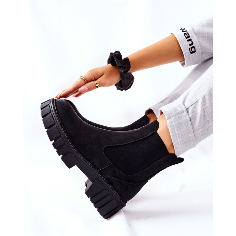 Botas Trabajadores Aislados Trappers Sergio Leone TR761 Negro 2