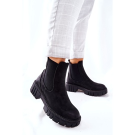 Botas Trabajadores Aislados Trappers Sergio Leone TR761 Negro 4