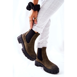 Botas Obreras Warm Trappers Sergio Leone TR761 Verde 5