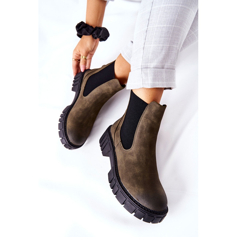 Botas Obreras Warm Trappers Sergio Leone TR761 Verde 1