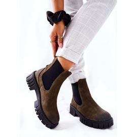 Botas Obreras Warm Trappers Sergio Leone TR761 Verde 6