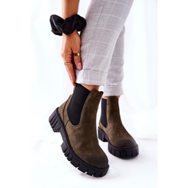 Botas Obreras Warm Trappers Sergio Leone TR761 Verde 7