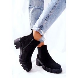 PS1 Botas cálidas de tacón alto Black Madge negro 4