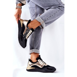 POTOCKI Zapatillas Deportivas Piel Zapatillas Negro Dorado Minor 3