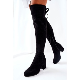 PE1 Botas con un talón vinculante Isene negro 1
