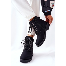 PE1 Botas negras Grunders para mujer negro 5