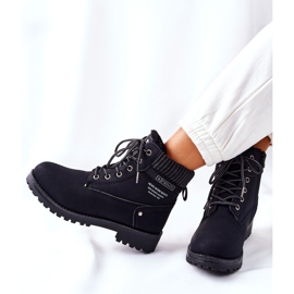 PE1 Botas negras Grunders para mujer negro 4