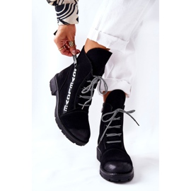 POTOCKI Botas de piel con cremallera decorativa Lomessa negra negro 5