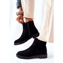 PH1 Botines Chelsea Laurette negros con tacón plano 5