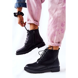 PH1 Botas Clásicas De Cuero Negro Atado Melome 6