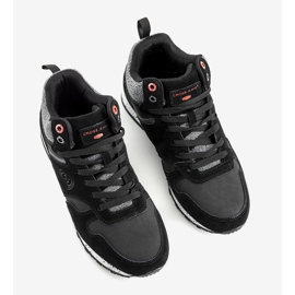Zapatillas de hombre negras Cross Jeans Merle negro gris 3