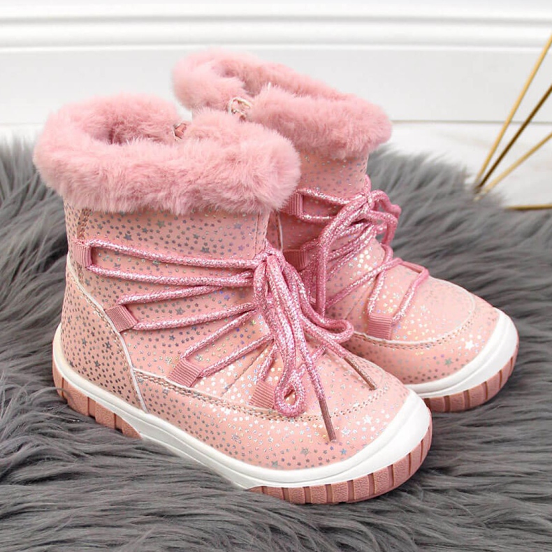 Botas aislantes Jr EVE325B rosa blanco rosado 1