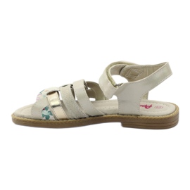 American Club Sandalias americanas gladiatori beige dorado 2