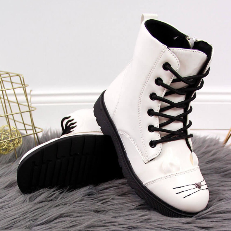 Botas blancas para niña insuladas Jr EVE319B blanco 1 Botas blancas para niña insuladas Jr EVE319B blanco 1