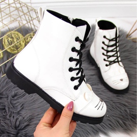 Botas blancas para niña insuladas Jr EVE319B blanco 2
