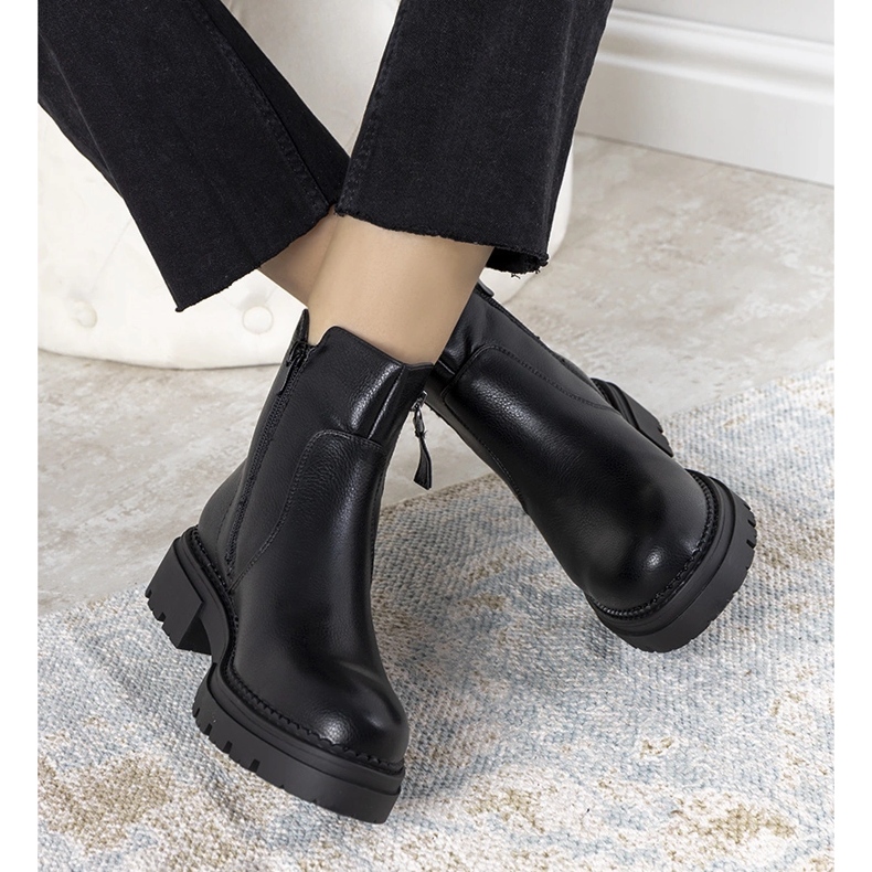 Botas de mujer victorine black negro 1