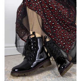 Evento Botas Delphine de charol negro 1 Evento Botas Delphine de charol negro 1