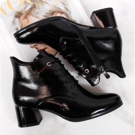 Botines de charol Potocki W WOL32 negro 3