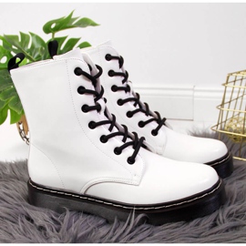 Botas cálidas con cordones Vinceza W JAN55B blanco 3