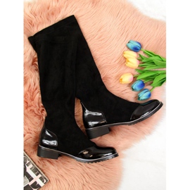 Botas de ante negro con aislamiento Filippo W PAW289 1