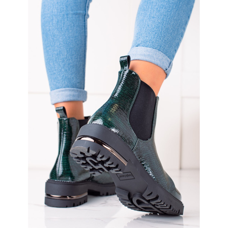 Botines Chelsea verdes de Sergio Leone 1