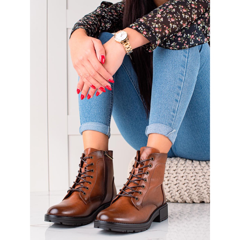 W. Potocki Tramperos marrones de cuero Eco Potocki marrón 1