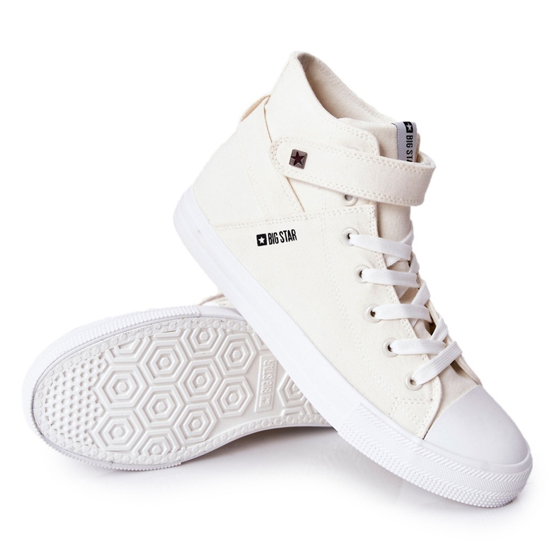 Zapatillas High Big Star FF174140 Blanco crudo 1