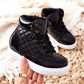 PH1 Zapatillas negras Lizzie para niños negro 2