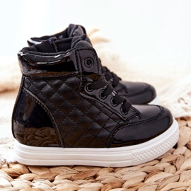 PH1 Zapatillas negras Lizzie para niños negro 1