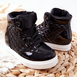 PH1 Zapatillas negras Lizzie para niños negro 4