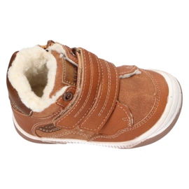 Botas Sportowe con Velcro American Club XD17 / 21 Camel marrón amarillo 1